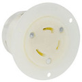 Leviton 30A Flanged Outlet Locking Receptacle 2P 3W 250V 2626F